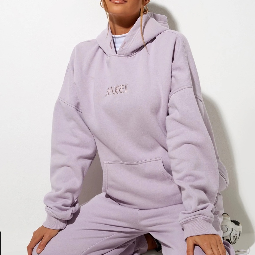 Motel Rocks oversized Purple Angel Sweatshirt